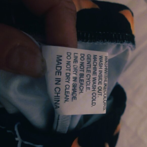 Spider web pumpkin leggings in navy blue L - Picture 5 of 5